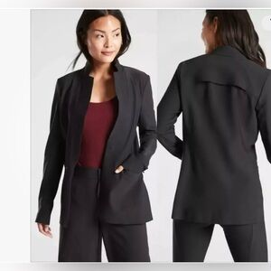 Athleta Interstellar Blazer in Black SZ 2
